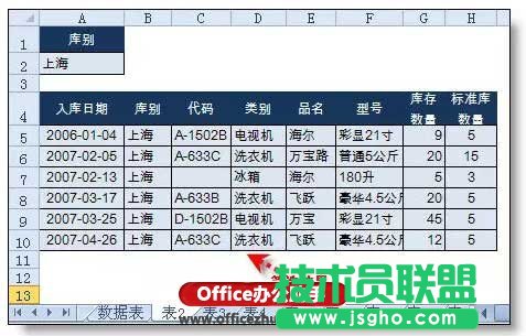 Excel高级筛选