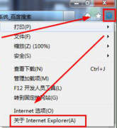 xp系统的ie浏览器版本查看方法