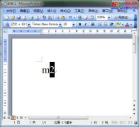 Word中怎么输入上标下标