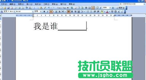 word空白下划线怎么打