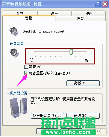 技术员联盟XP系统电脑没声音的原因(1)