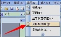 页眉页脚怎么去掉