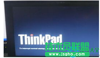 win7开机卡在开机Thinkpad LOGO画面怎么办   三联
