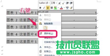 word自动生成图标目录的步骤