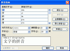 WPS文字怎么使用拼音指南