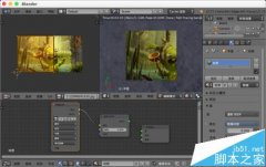 blender怎么使用节点给模型进行图片纹理贴图?