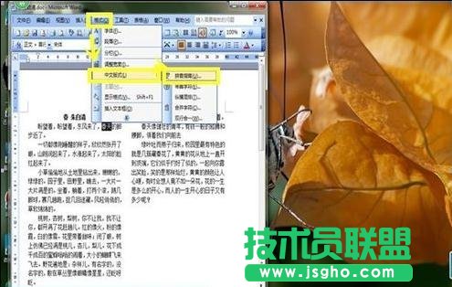 word中如何设置中文版式 三联