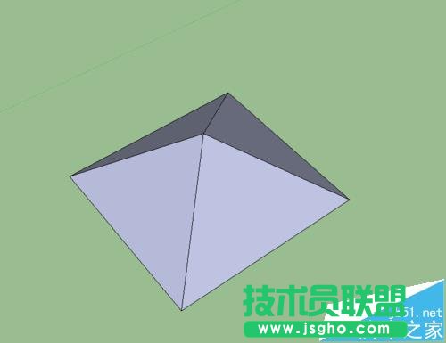 sketchup怎么绘制曲面屋顶?