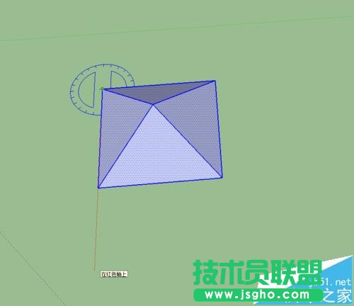 sketchup怎么绘制曲面屋顶?