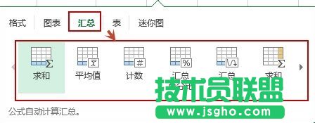 Excel2013如何实现数据的快速分析