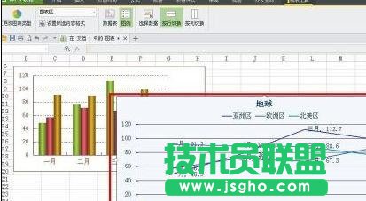 wps文字怎样制作折线图
