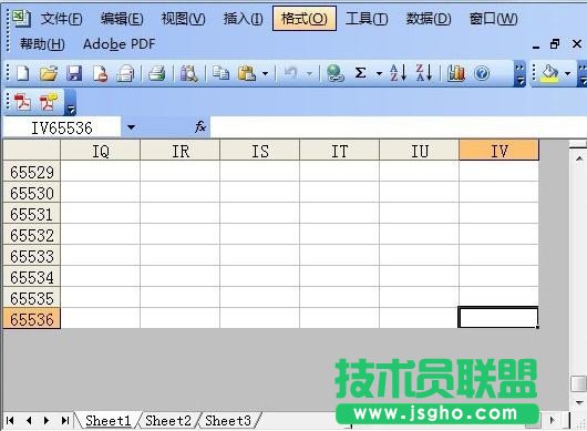 excel最大行数是多少 三联