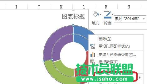Excel中怎么制作环形图