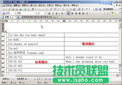 WPS文字用表格转换为句首字母改大写教程