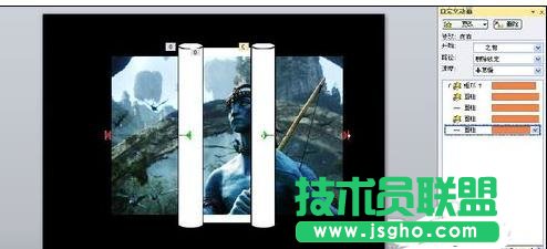 ppt怎么制作卷轴动画