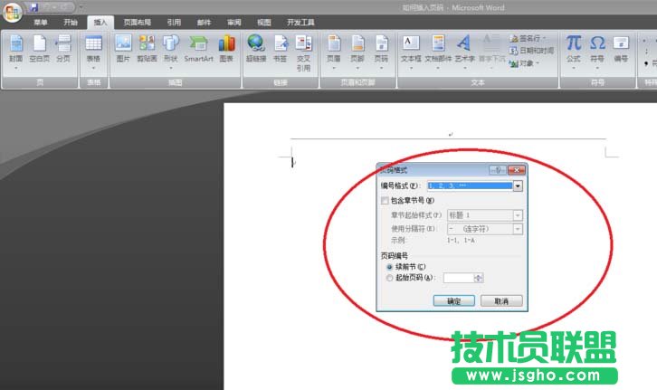 word中如何插入abcd英文字母的页码