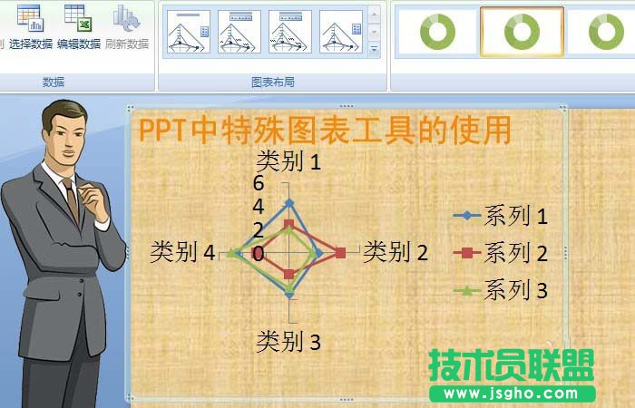PPT特殊图表工具如何使用