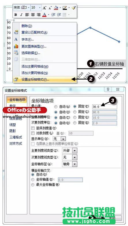 使用Excel绘制简单折线图的方法