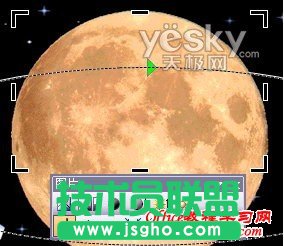 PowerPoint2003中绘制卫星绕月球运行模型