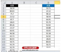 如何使用高级筛选比较Excel两列数据异同