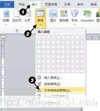 文档转化为表格