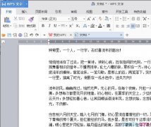 wps文字怎样设置起始页