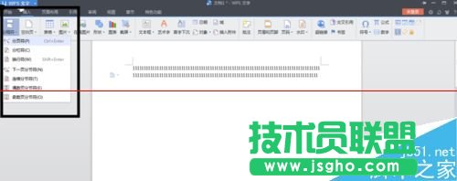 WPS文档中怎么多增加一页空白页？