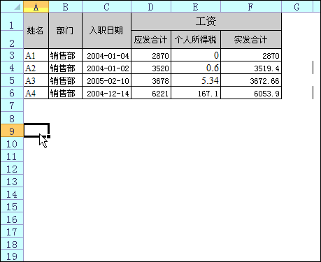 5种常用的工资条的制作方法