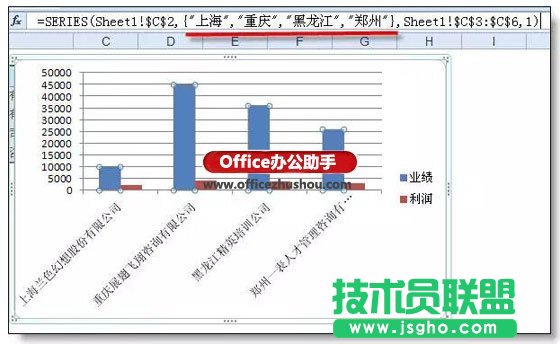 公司名称太长做出的excel图表好丑的解决方法