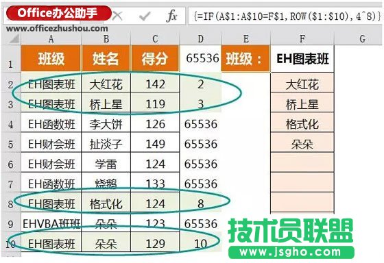 对Excel表中数据一对多查询的方法