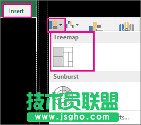Office2016怎么创建树状图