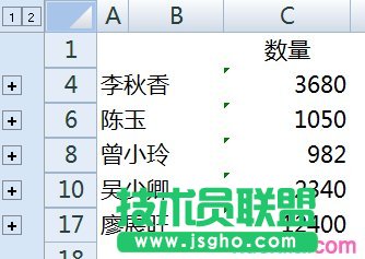 excel快速汇总多张工作表明细数据到汇总表