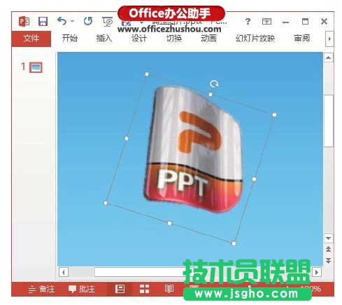PowerPoint 2013幻灯片中为图片添加特效的方法   三联