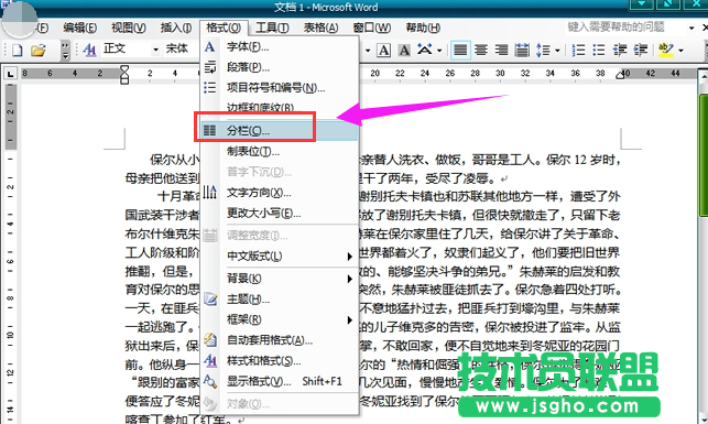电脑Word分栏,电脑Word分栏使用教程