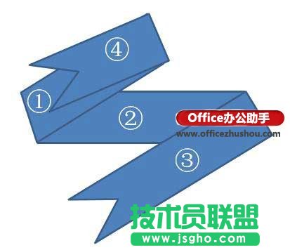 PPT制作丝带字效果