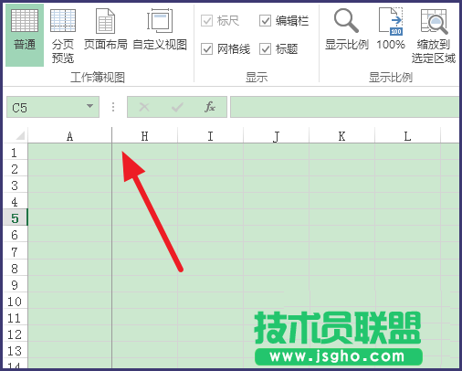 excel中如何冻结表格窗口?
