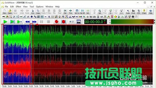 教你GoldWave怎么制作音频淡入淡出效果的方法