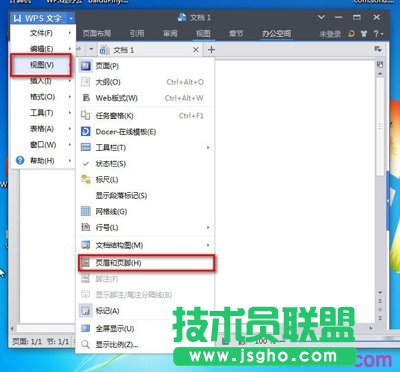 wps文字中如何设置图案页码 三联