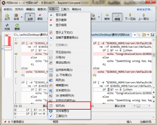 Beyond Compare文件比较显示标尺方法