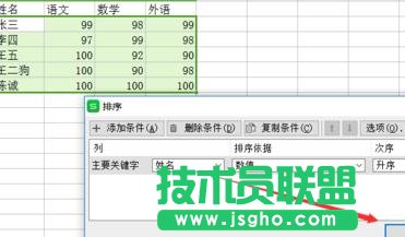 wps表格怎样设置按笔画排序