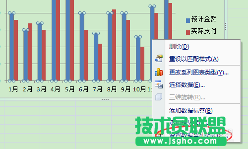 excel表格中的数据怎么做图表对比?