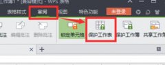 如何为wps表格设置密码