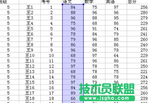 wps表格怎样制作成绩表