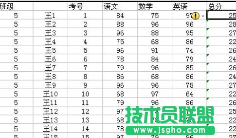 wps表格怎样制作成绩表