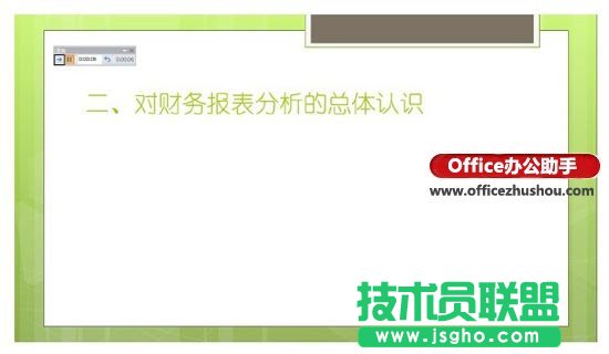 使用排练计时放映PPT幻灯片的方法