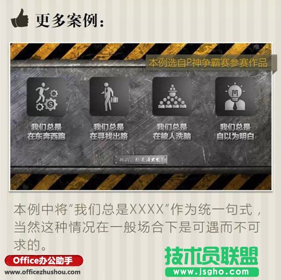 PPT目录页的四项基本原则