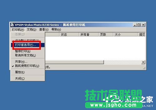 XP清洗打印机epson喷头的操作步骤(2)
