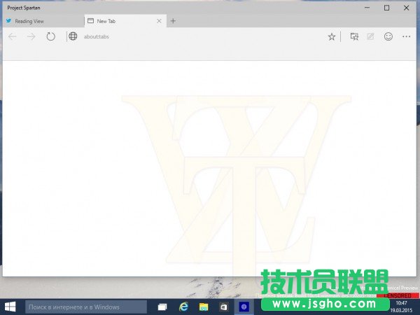 Win10预览版10014版Spartan浏览器截图曝光