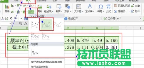 如何在wps表格中制作拟合直线