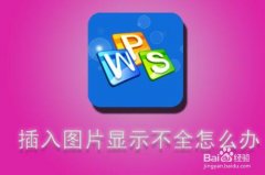 WPS文字插入图片显示不全怎么办